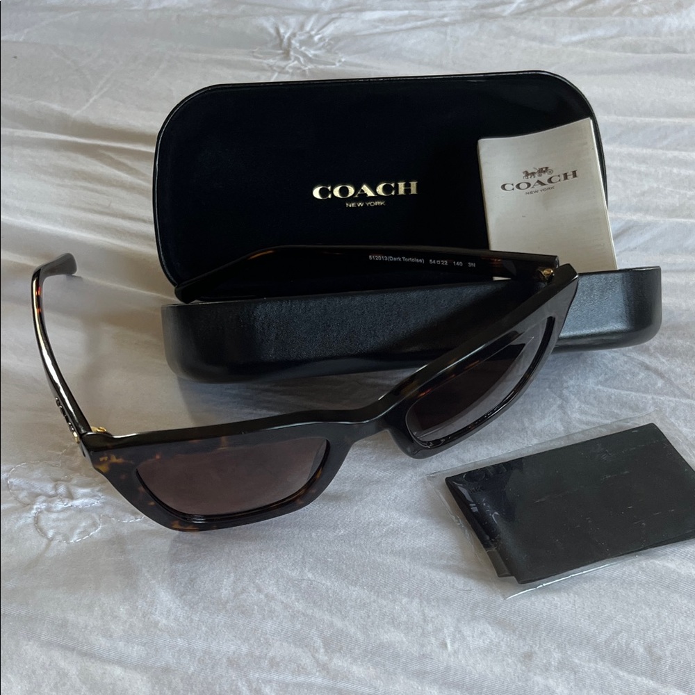 Coach Brown Sunglasses with Case
